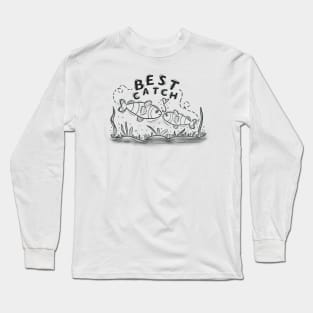 After all theses years of fishing my wife is still my best catch Long Sleeve T-Shirt